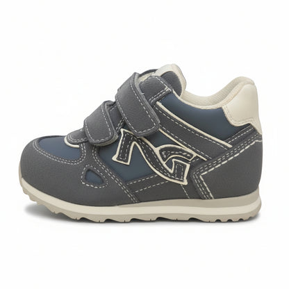 Sneakers da Bambino, Nero Giardini, Azzurro Avio, Vera Pelle