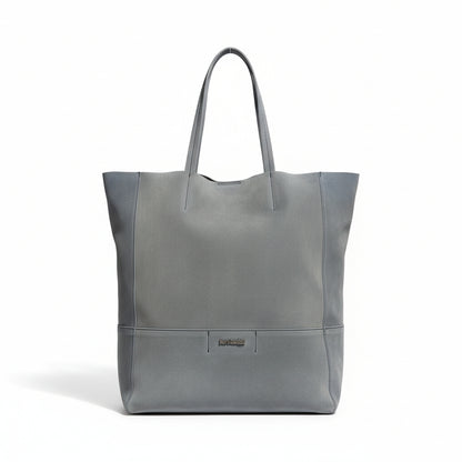 Borsa Nero Giardini Morbida, Vera Pelle di Camoscio, Color Azzurro Denim, P442012D