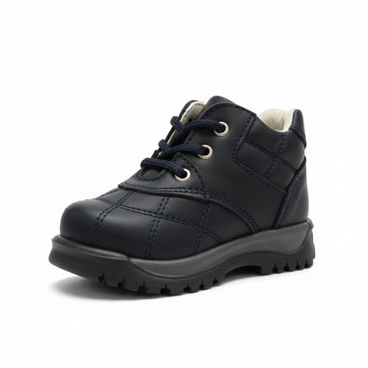 Scarpa Bambini, Vera Pelle, Blu Navy, Safari Kid's