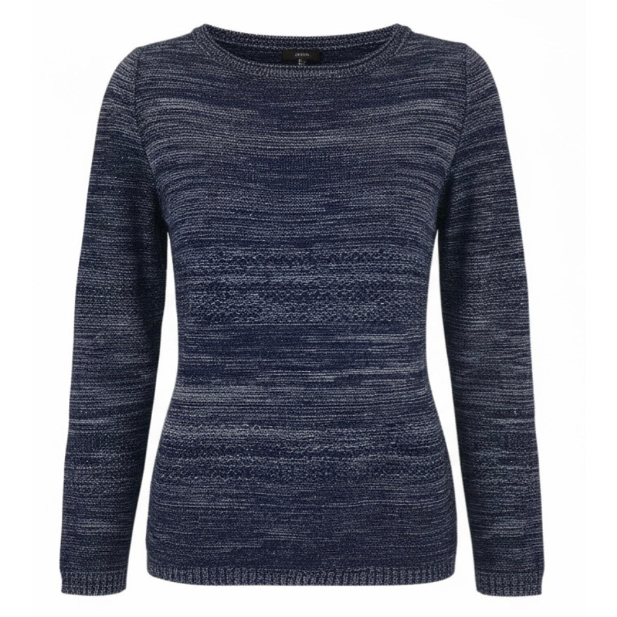 Maglia NeroGiardini, Blu Navy e Grigio Melange con punti luce argento