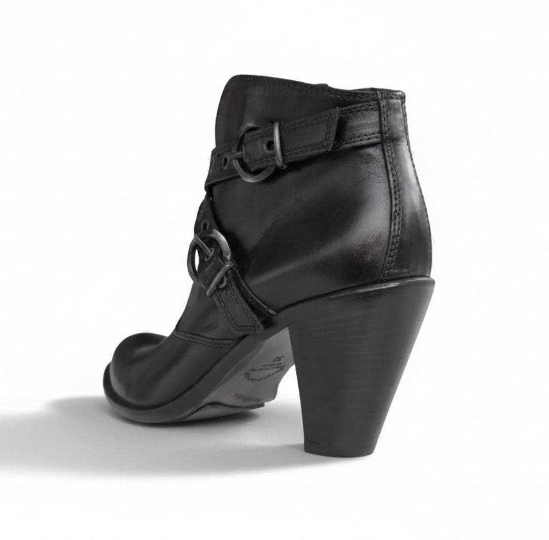 Stivaletti Texani Donna, Nero Giardini, Vera Pelle, Nero, Zip, 37 EU