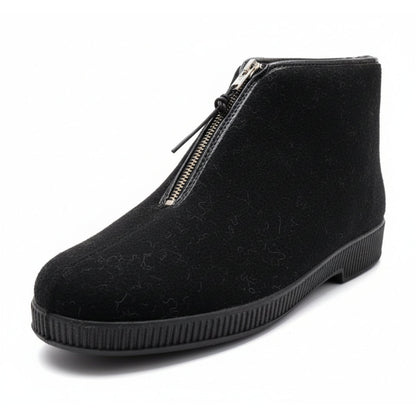 Pantofole Calde SUPERGA in Lana con Pelo Morbido all'interno, Nero, Fondo Antiscivolo, Inverno - 44 EU