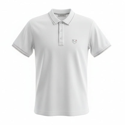T-Shirt Uomo Polo Nero Giardini, Bianco, Cotone, Taglia 48 IT, P571901U