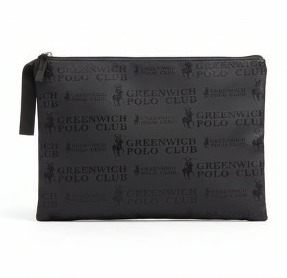 Sciarpa Greenwich Polo Club stampa mimetica Verde Militare, con custodia pochette