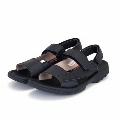 Sandali Sportivi, Kronos, Uomo, Vera Pelle, Nero