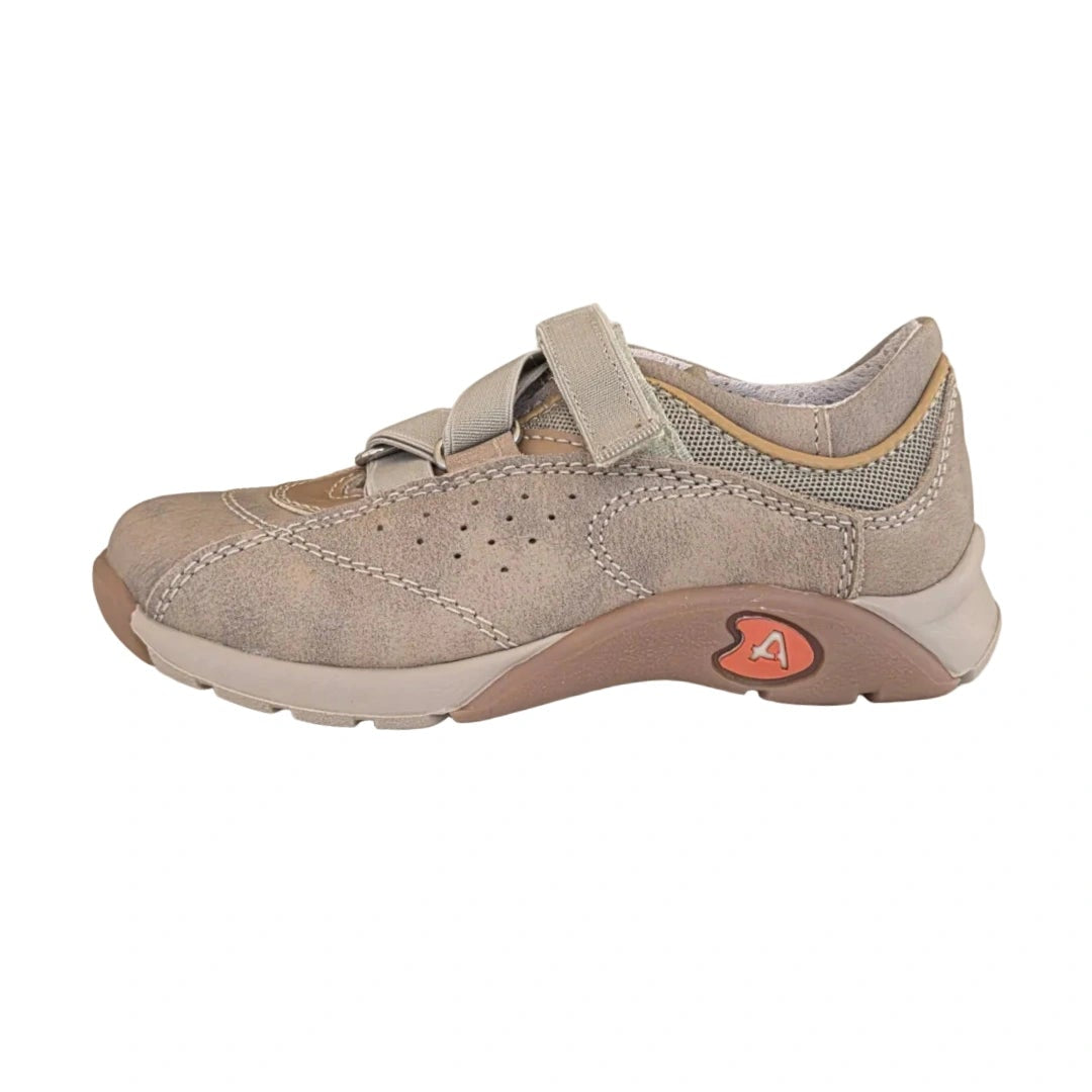 Sneakers Bambini La Giostra, Vera Pelle, Chiusura a Strappo, 2283