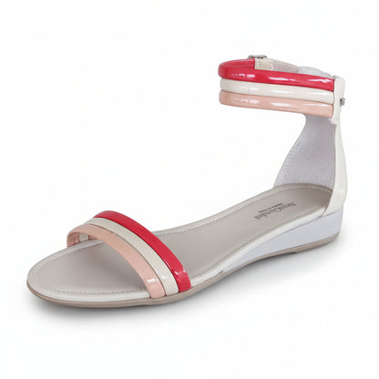 Sandali Donna Nero Giardini Beige, Rosso, Cipria, Vera Pelle, 36 IT