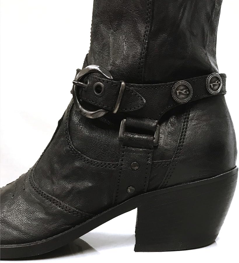 Stivali Texani Donna NeroGiardini 201 Vera pelle Nero 38
