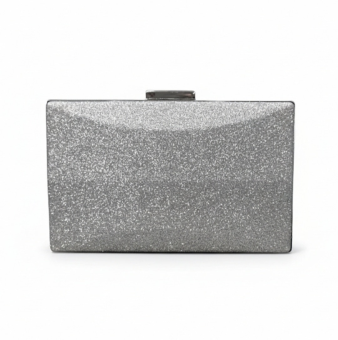 Pochette Glitter Argento