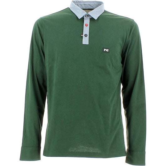 Maglia Polo Nero Giardini Verde Bottiglia P571907U - 48 EU