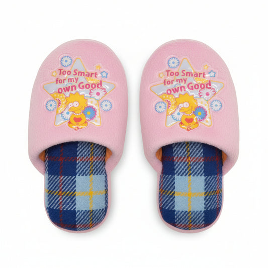 Pantofole rosa The Simpson, Lisa, De Fonseca, Velour, Bambina, 31/32