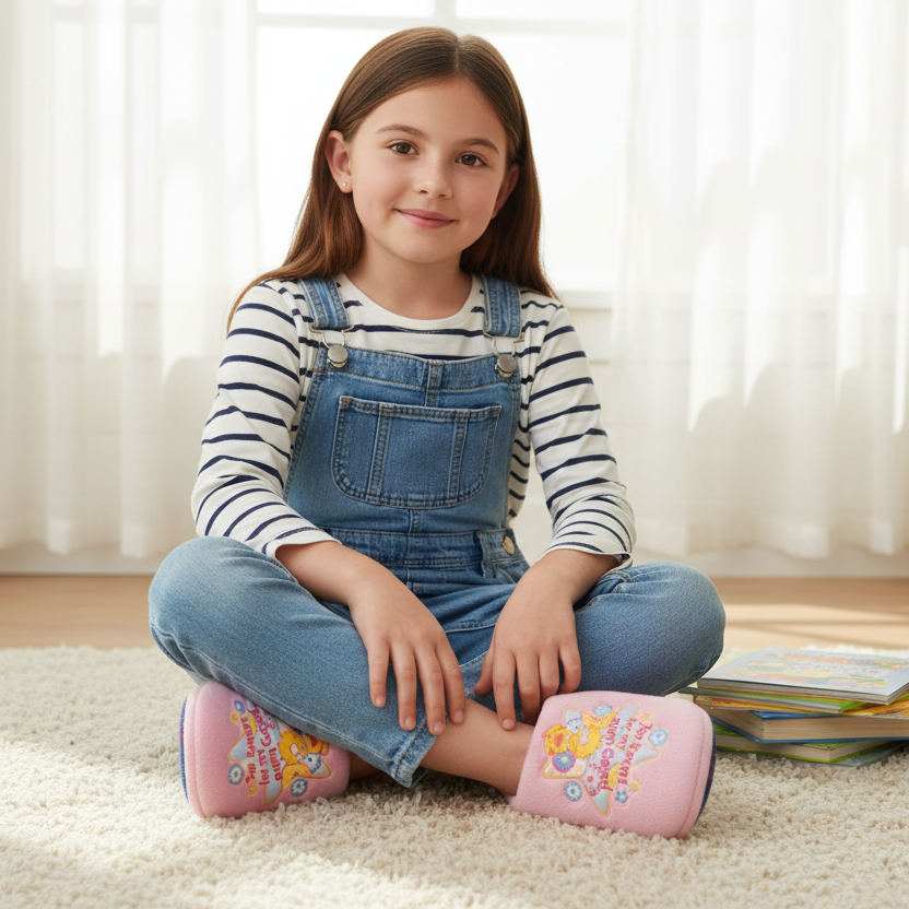 Pantofole rosa The Simpson, Lisa, De Fonseca, Velour, Bambina, 31/32