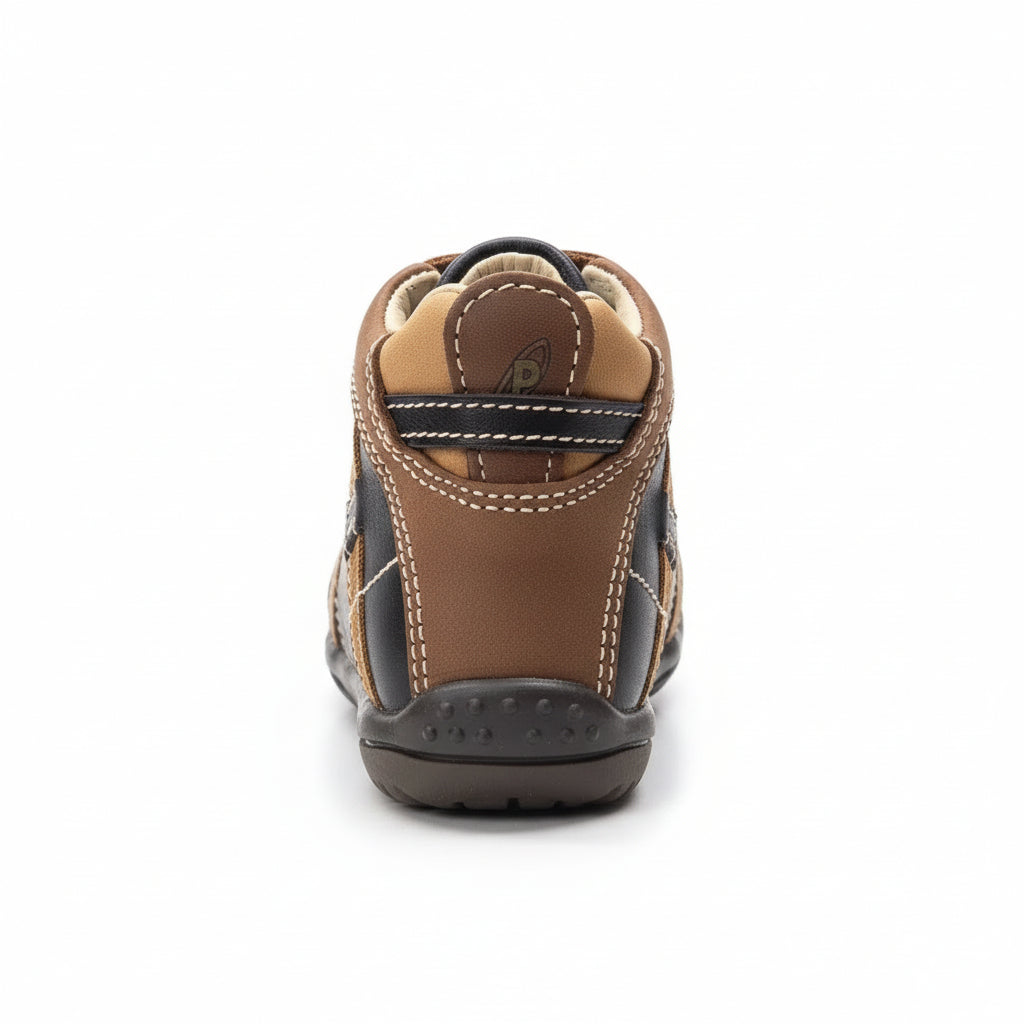 Scarpe da bambino, PRIMIGI, Vera Pelle, 70262, Marrone Testa di Moro, 19 EU
