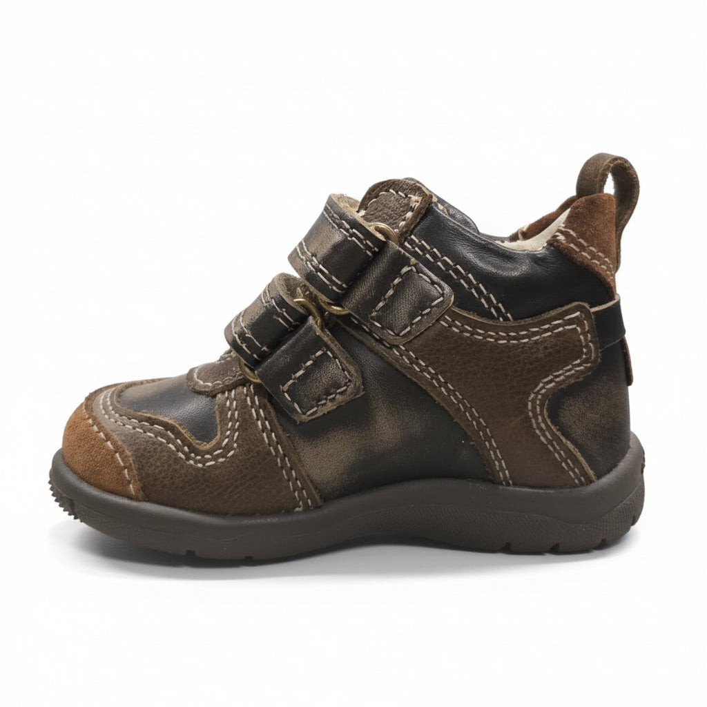 Sneakers Bambini, PRIMIGI,  Testa di Moro, Vera Pelle, 71109