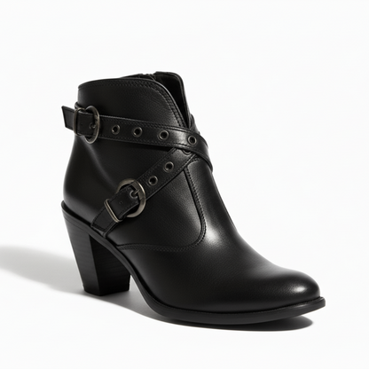 Stivaletti Texani Donna, Nero Giardini, Vera Pelle, Nero, Zip, 37 EU