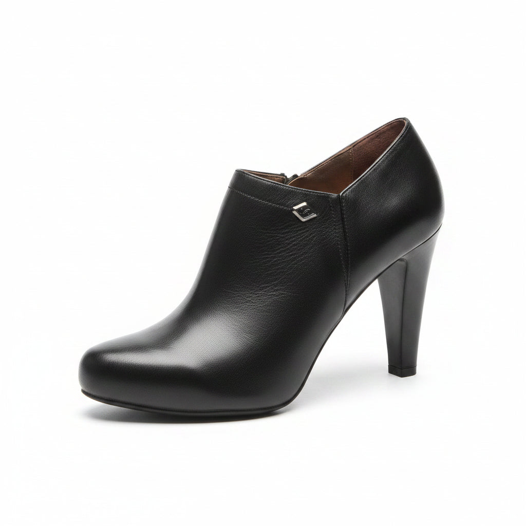 Tronchetto Polacchino Nero Giardini Donna in Vera Pelle – Taglia 40