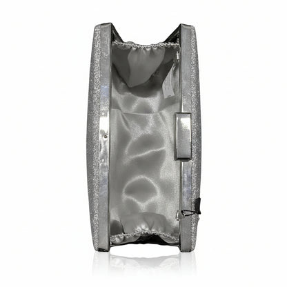 Pochette Glitter Argento
