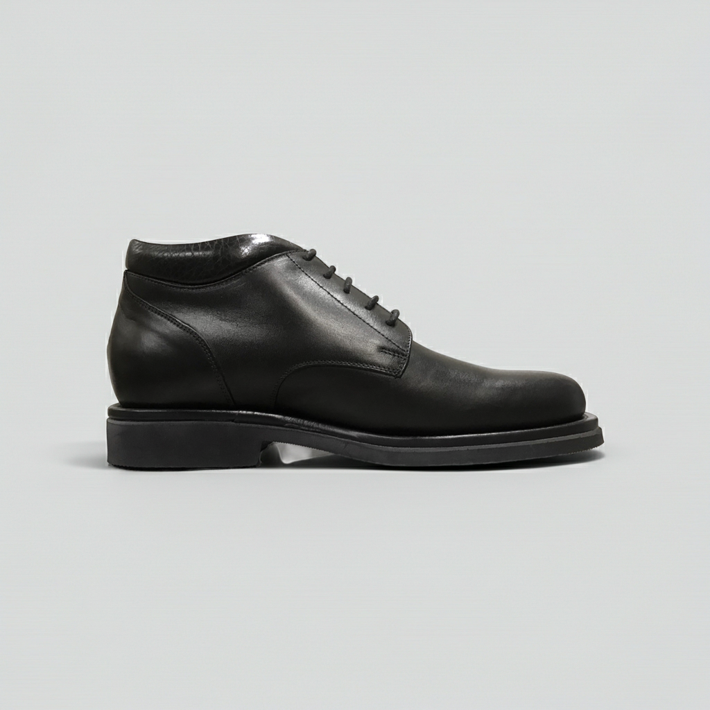Scarpe classiche Uomo Boomerang 9720 in Vera Pelle Nero - Stringate con Lacci Eleganti