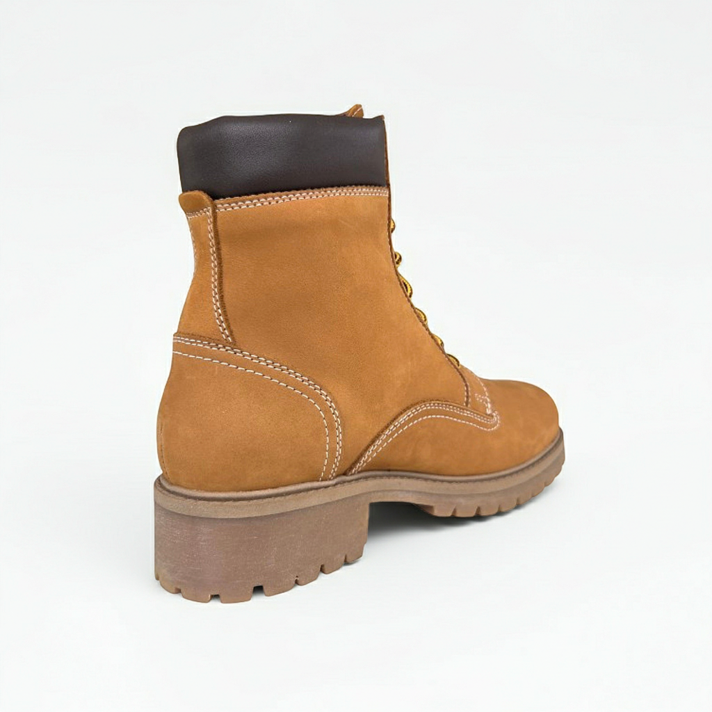 Stivaletti NeroGiardini A207780D, Scarponi Grano Giallo, Vera Pelle, Suola Carroarmato