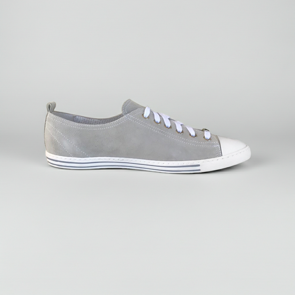 Sneakers basse Donna NeroGiardini P308430D Vera Pelle Grigio, Numero 39