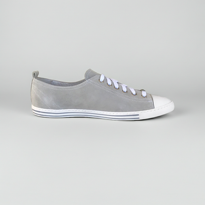 Sneakers basse Donna NeroGiardini P308430D Vera Pelle Grigio, Numero 39