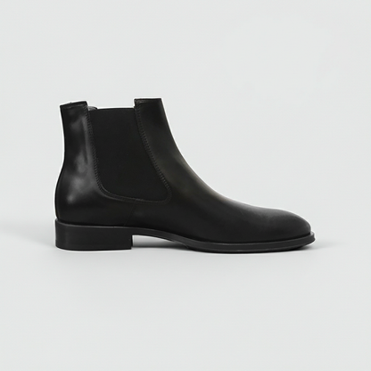 Stivaletto Chelsea NeroGiardini A909402 Vera Pelle, Nero