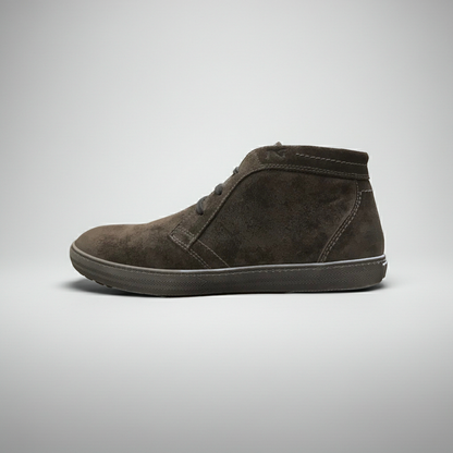 Scarpe Stringate Basse Uomo NeroGiardini A302244U - Vera Pelle scamosciata, Carbone Antracite - Numero 41