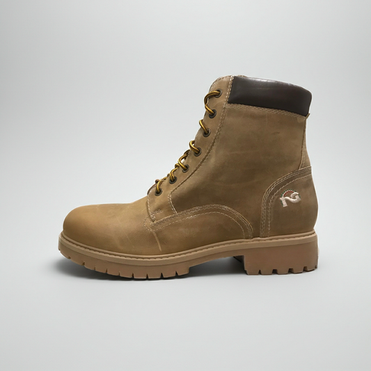 Anfibi gialloni NeroGiardini A207780D in Vera Pelle - Color Beige Sabbia